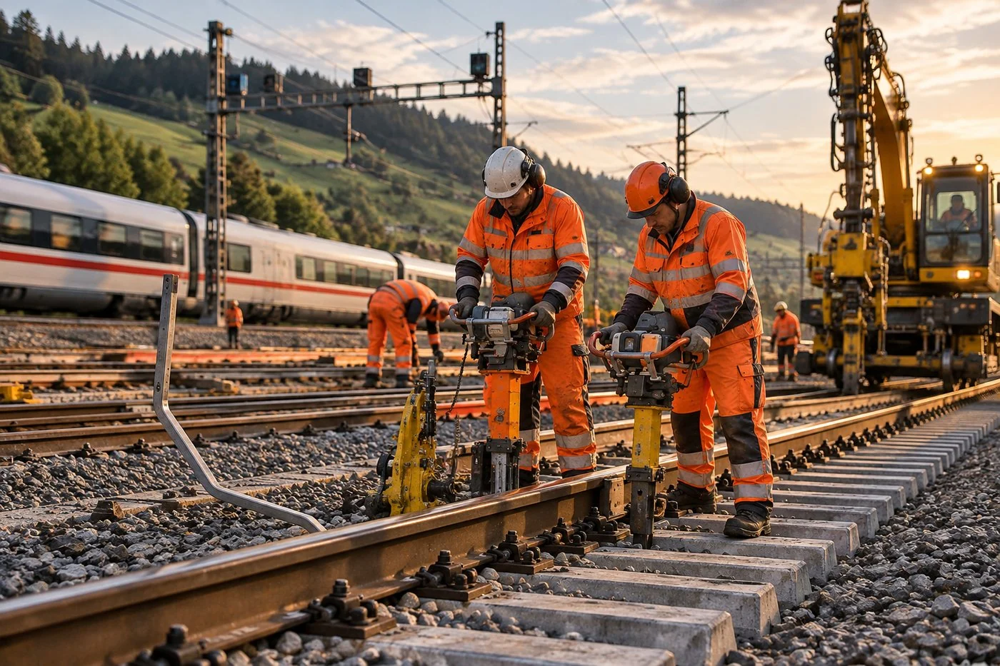 Gleise und Schieneninfrastruktur