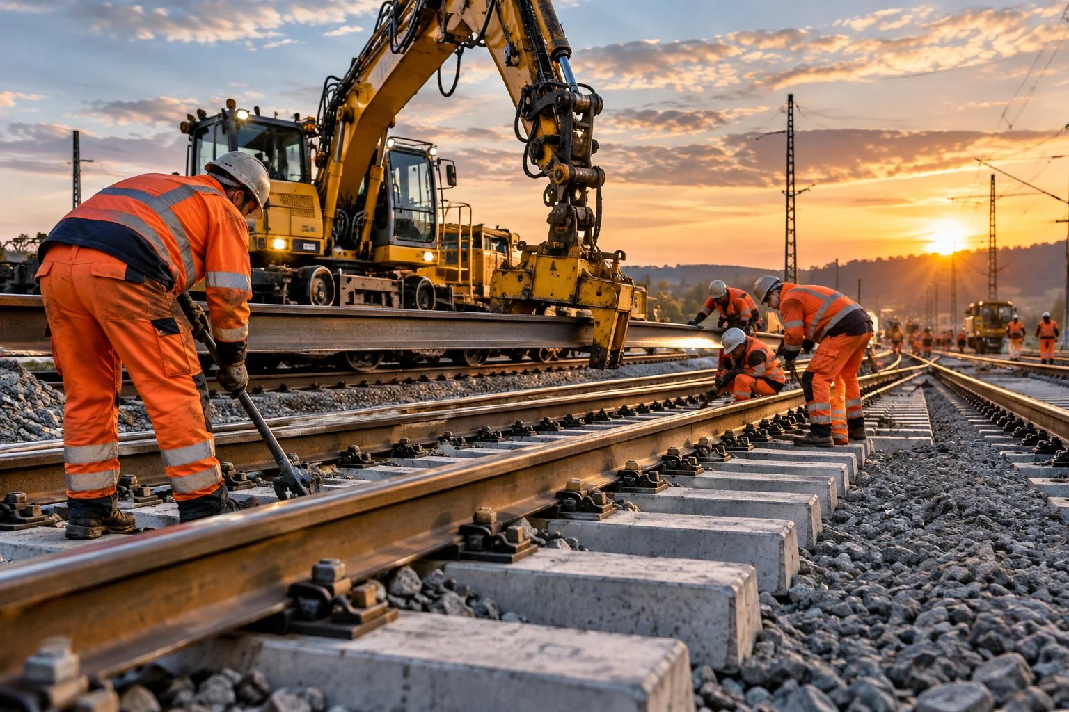 Gleise und Schieneninfrastruktur